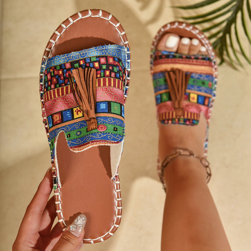 Kit com 2 Pares de Rasteirinhas Confortáveis – Coloridas