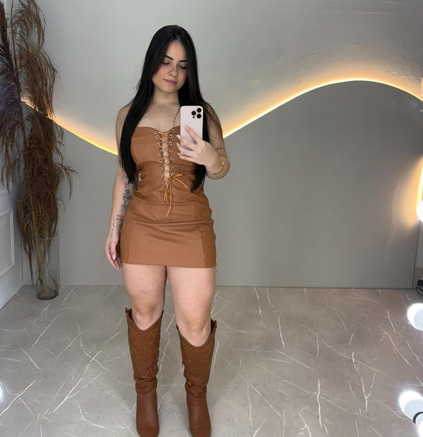 Vestido trançado