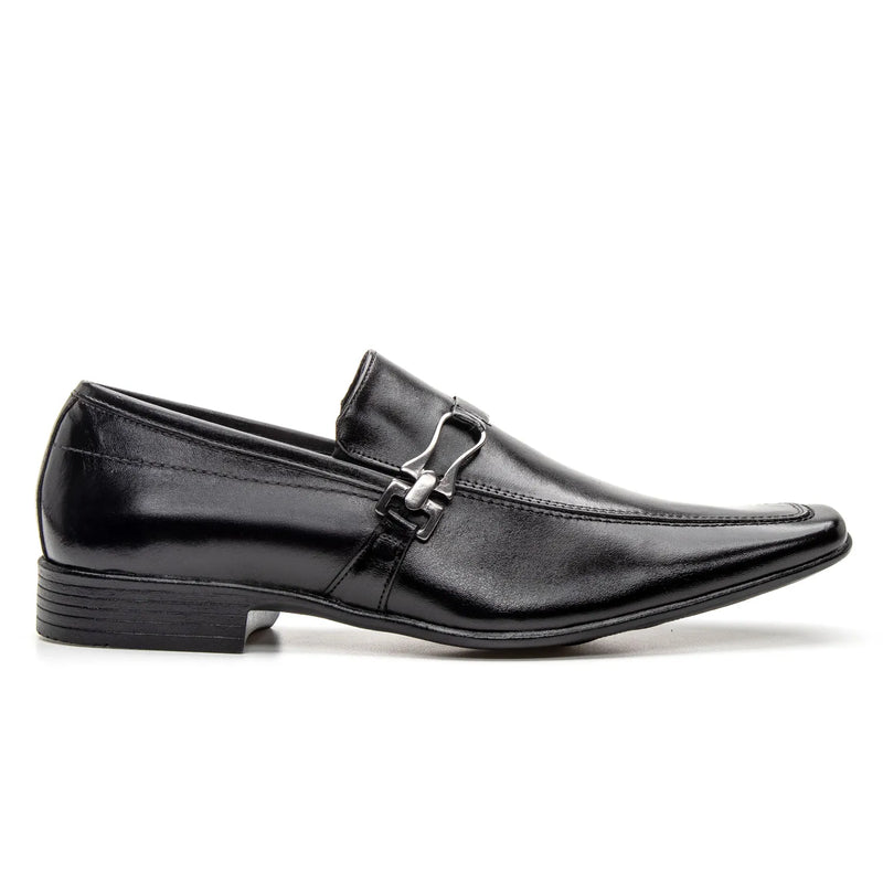 Sapato Social Vanguarda Preto com Fivela - 4603