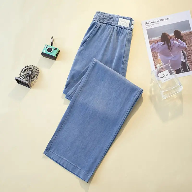 Kit 2 Calças Jeans Stefan® / A Mais Soltinha e Fresca do Mercado
